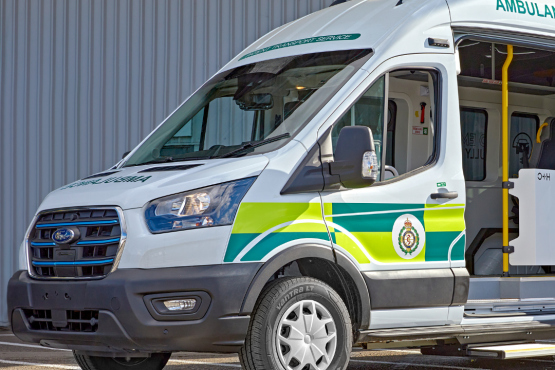 Yorkshire Ambulance Service Patient Transport Service Bus