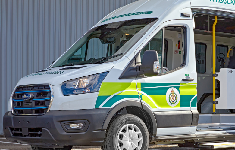 Yorkshire Ambulance Service Patient Transport Service Bus